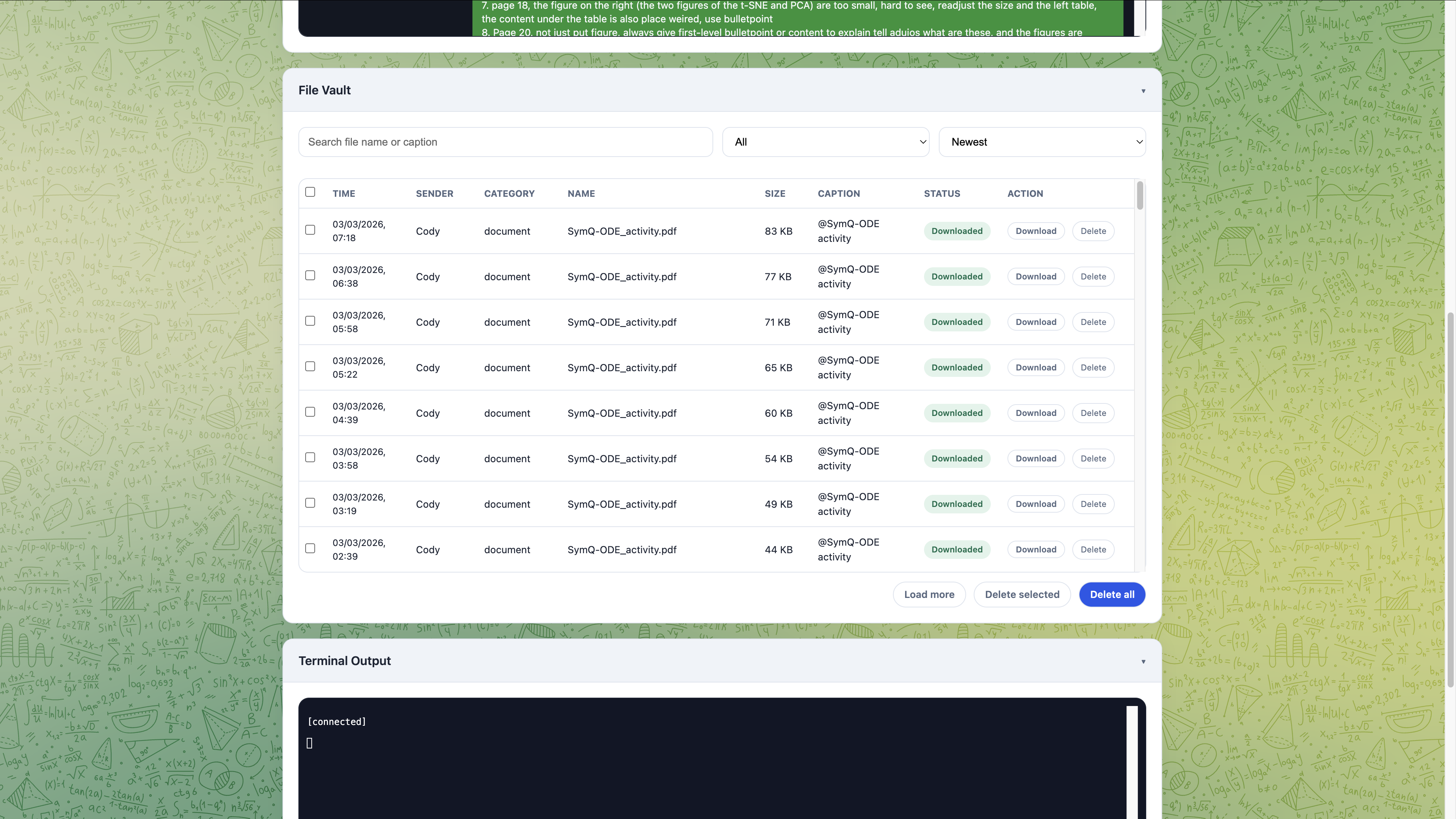 Remote Web File Vault